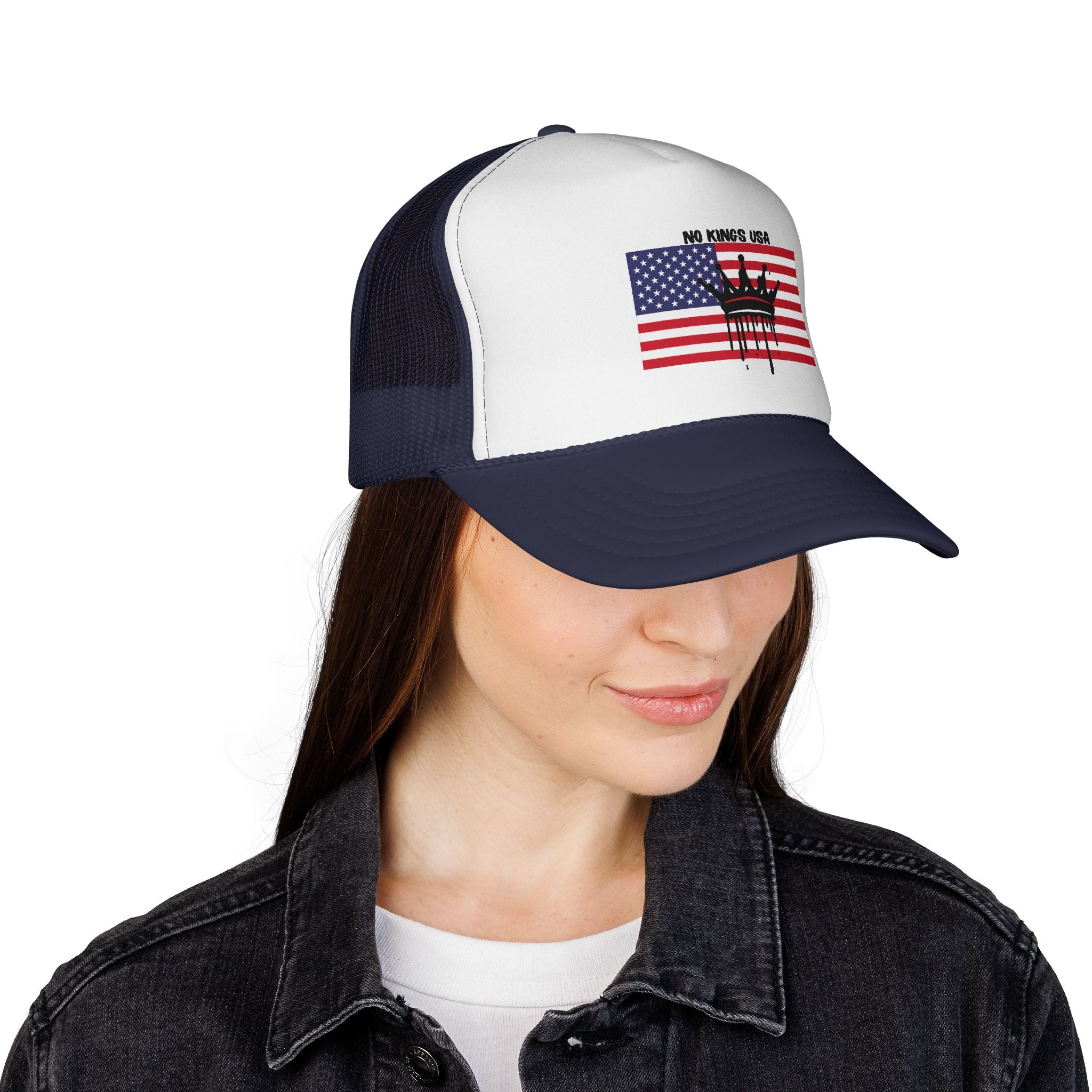 Trucker Caps - No Kings Protest Statement Headwear