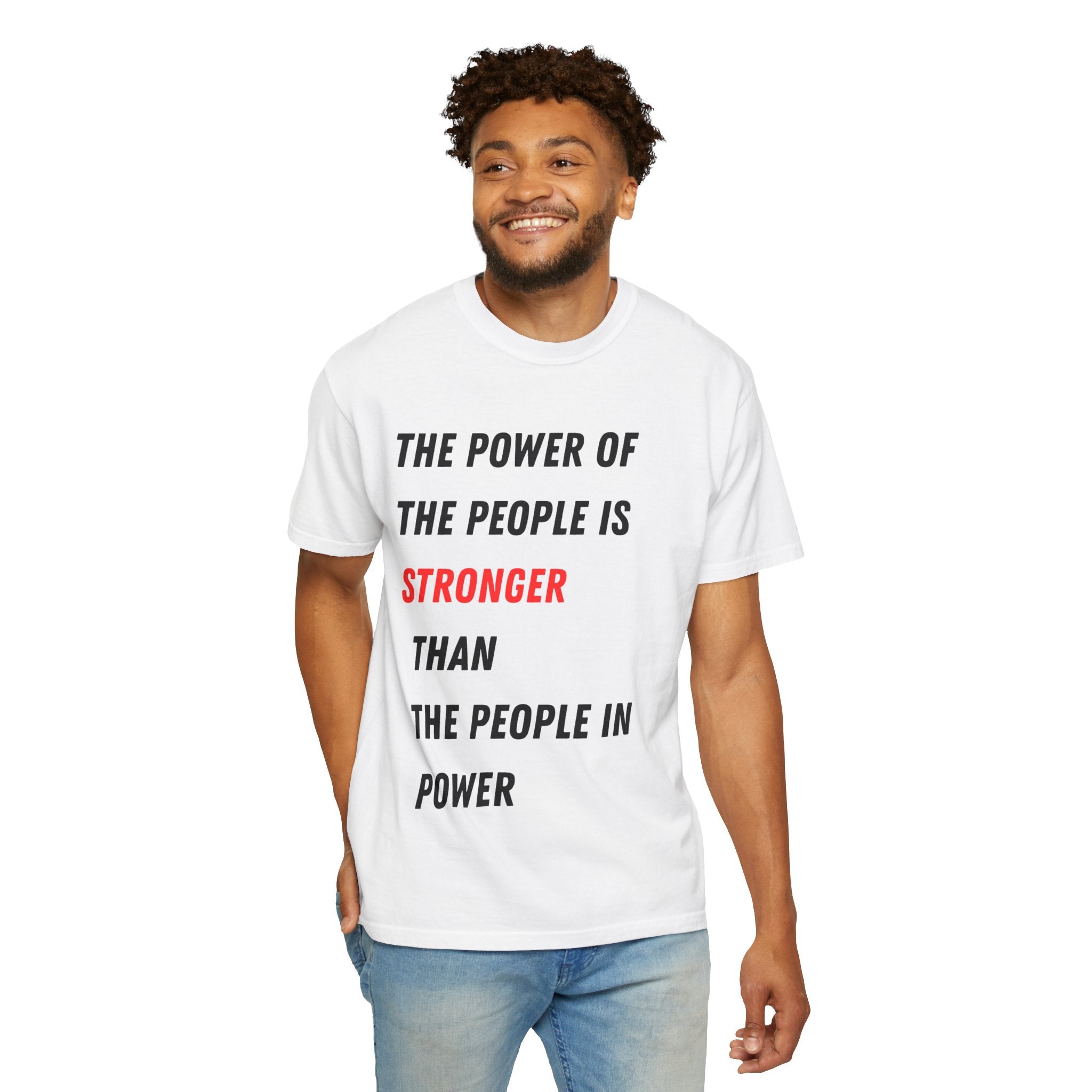 No Kings T-shirt - Unisex Garment-Dyed