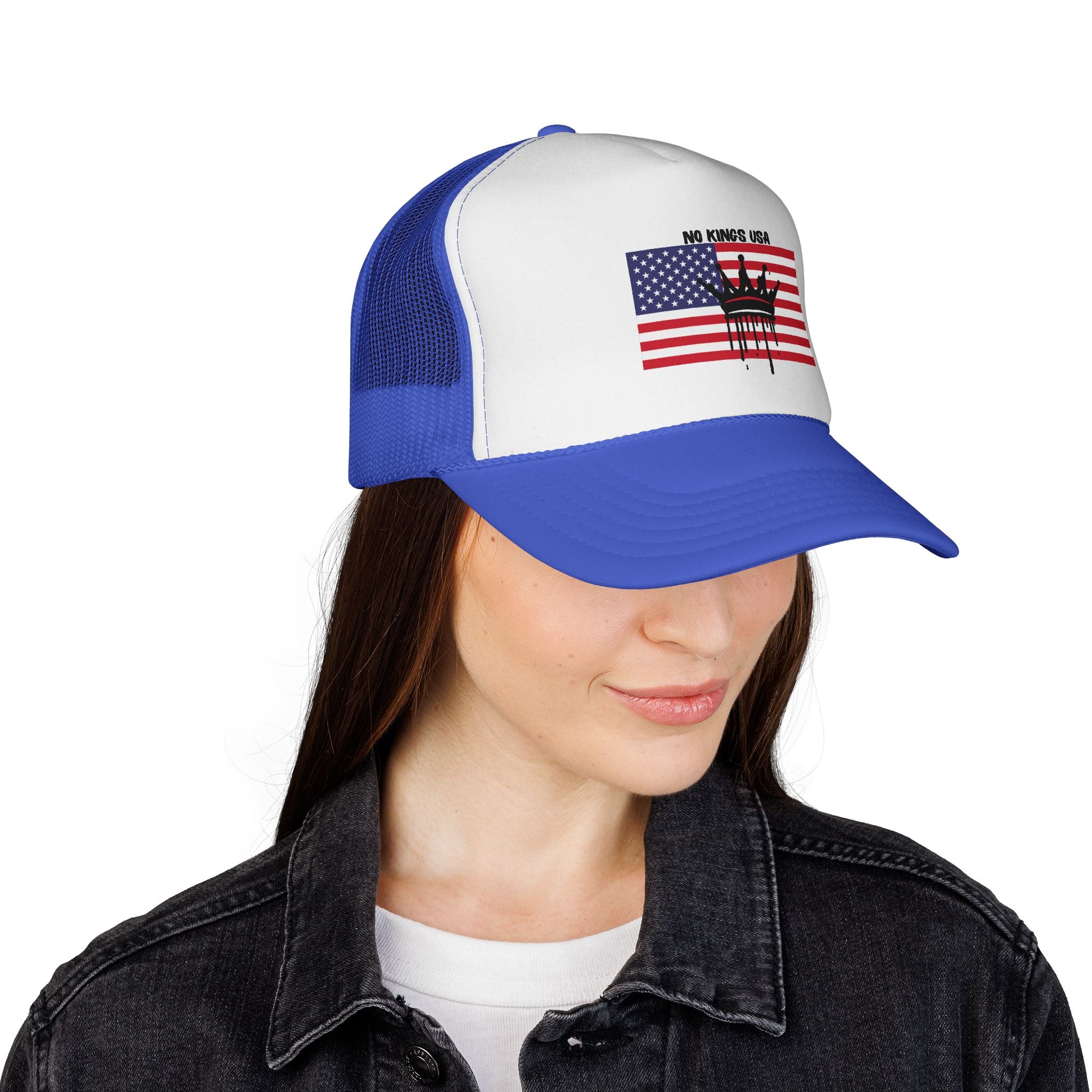 Trucker Caps - No Kings Protest Statement Headwear