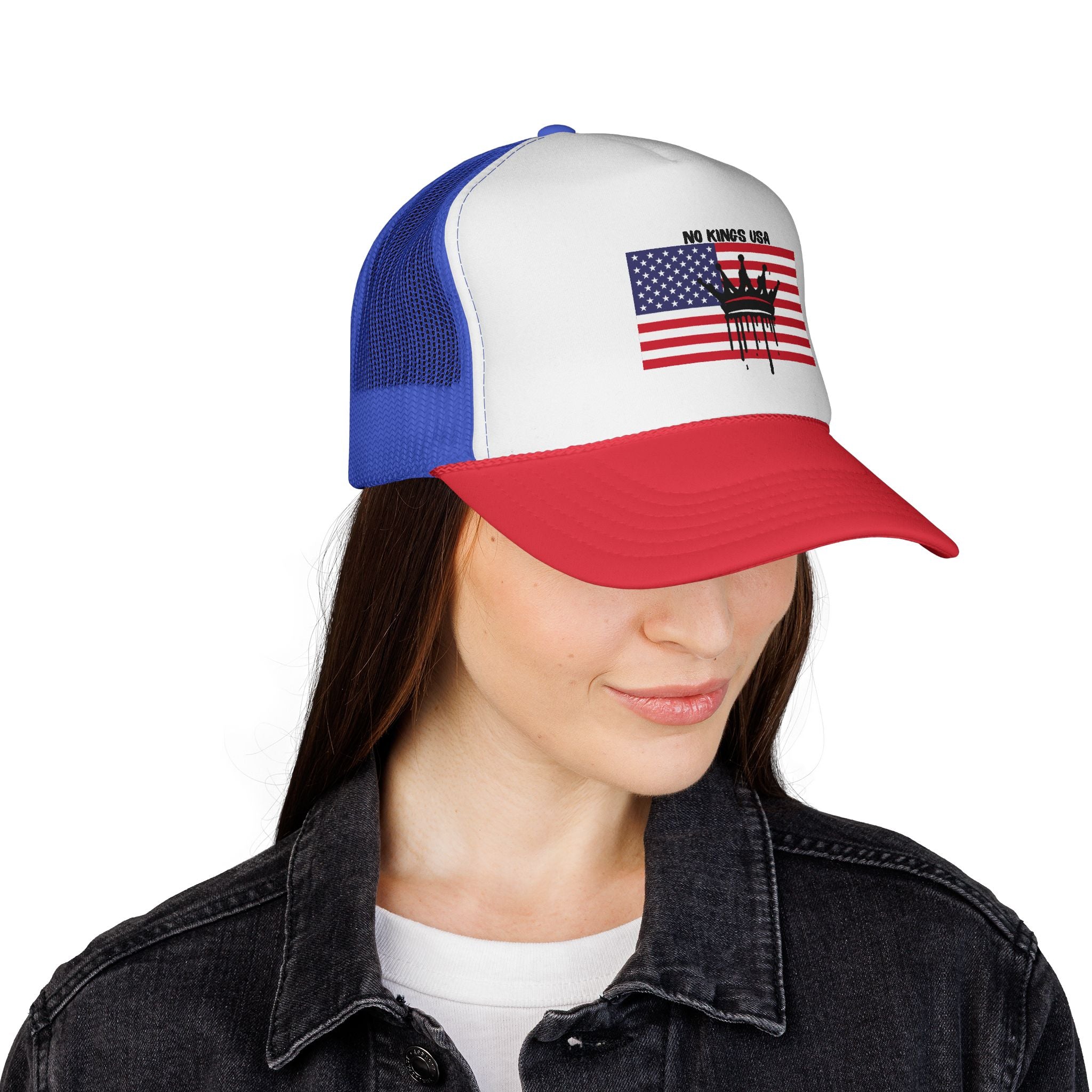 Trucker Caps - No Kings Protest Statement Headwear