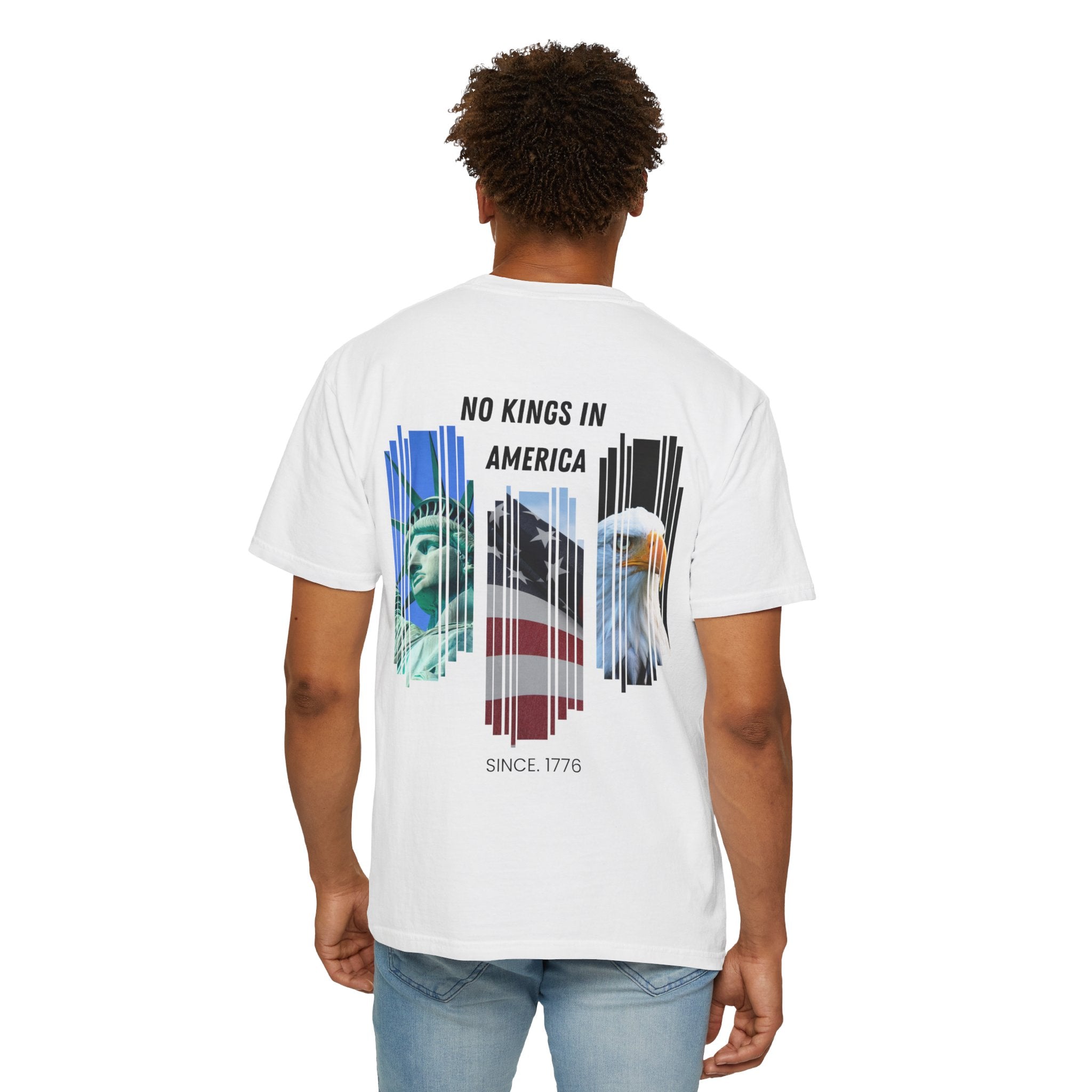 No Kings T-shirt - Unisex Garment-Dyed